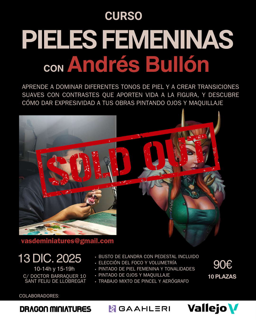 Curso de pieles femeninas – Elandra bust