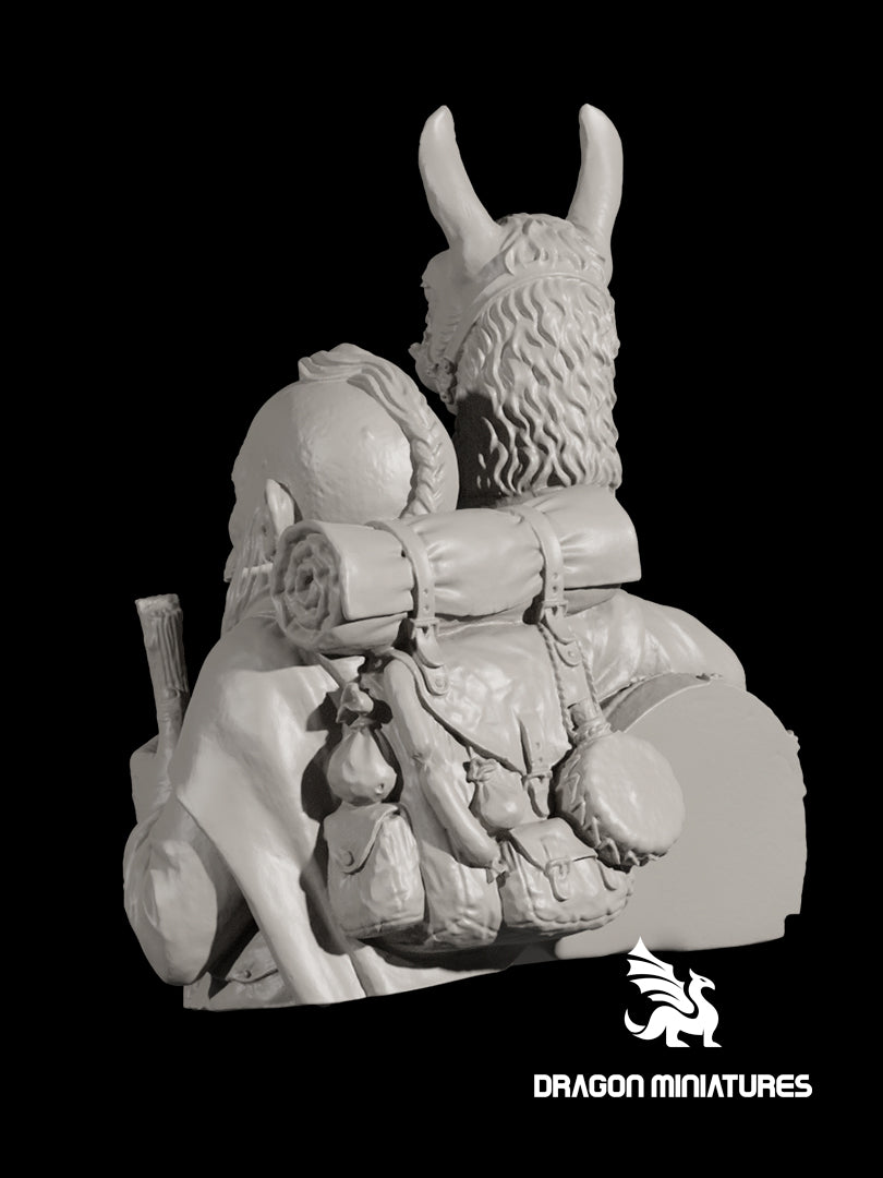 "Brice Savina" The dwarf and the lama
