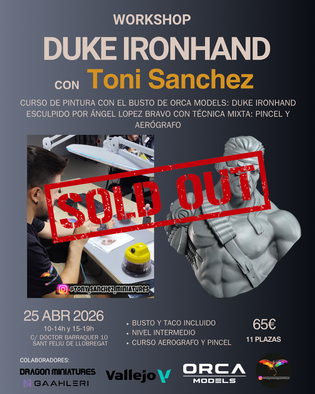 Duke Ironhand con Toni Sanchez