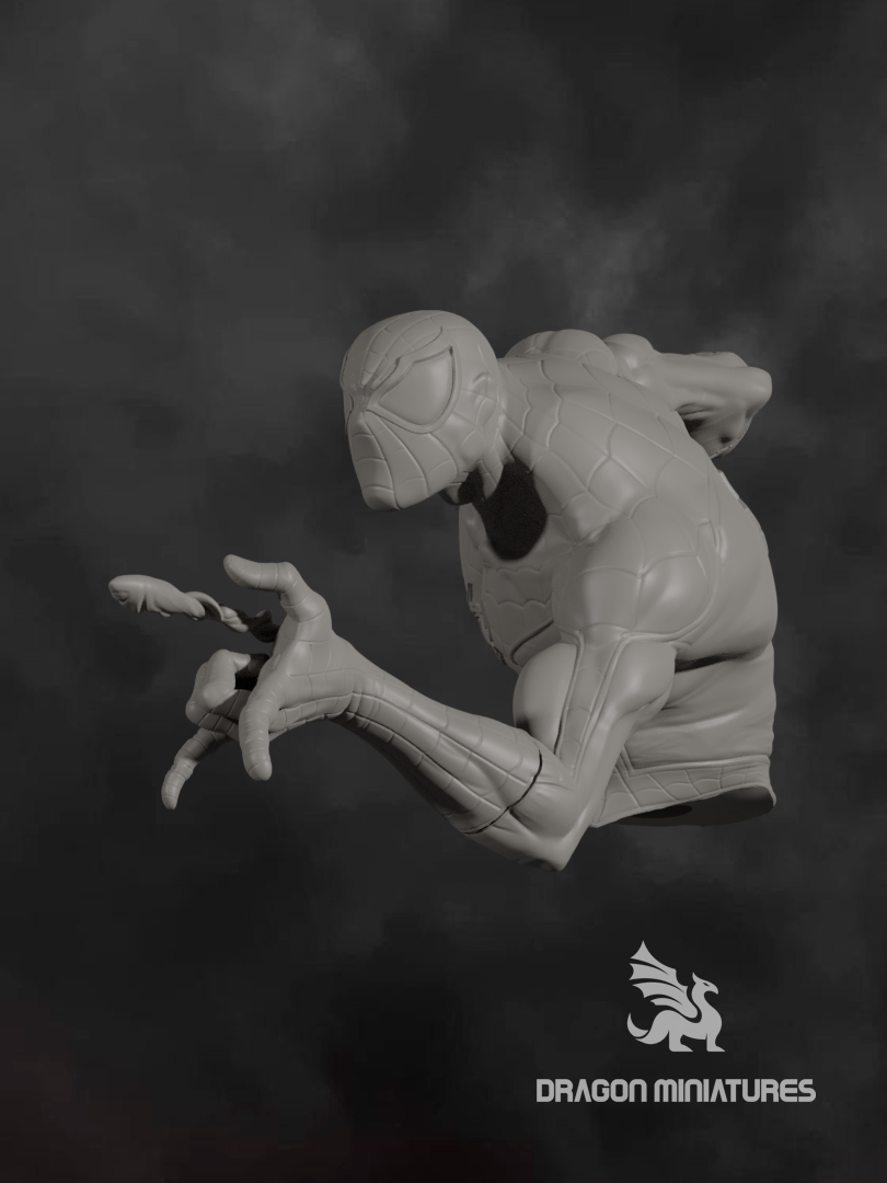 spiderman bust