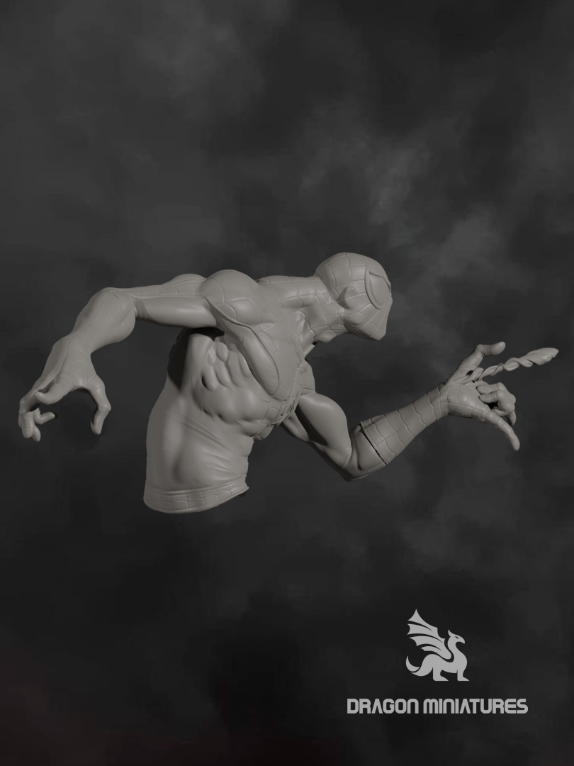 spiderman bust