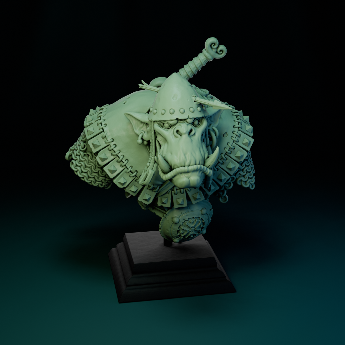 The Longsnouts Orc Bust