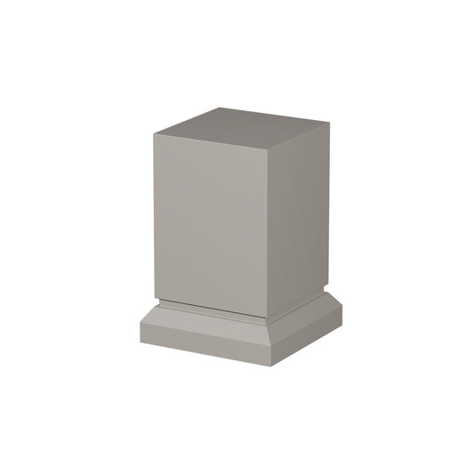 Flat square plinth