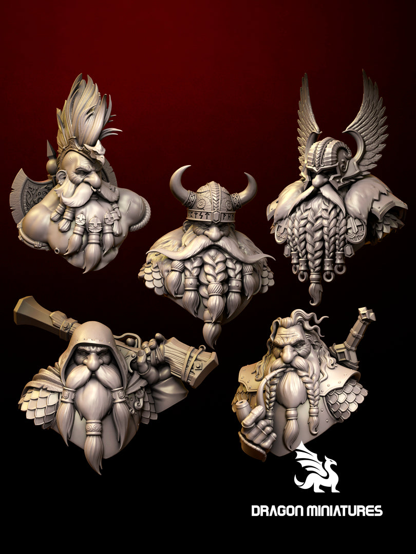 Dwarves Band Fantasy Busts