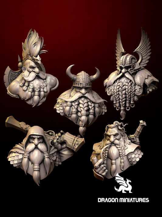Dwarves Band Fantasy Busts