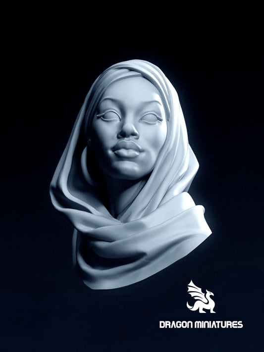 Muse in scarf (Academic)