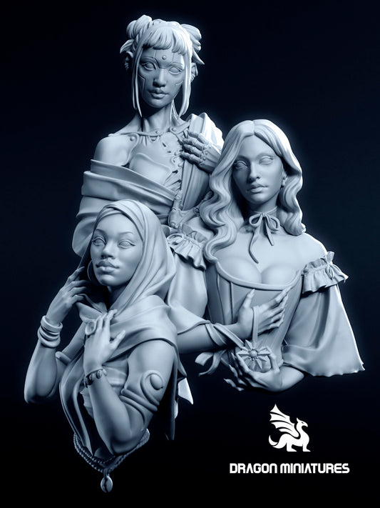 Three Muses - Bust Pack